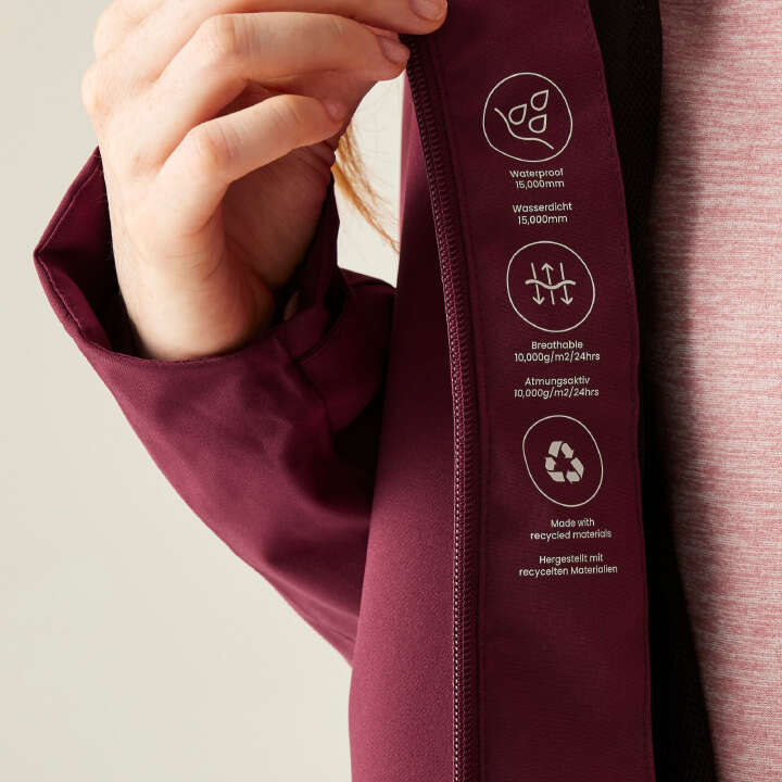 Regatta Wasserdichte Damen-Regenjacke Birchdale II